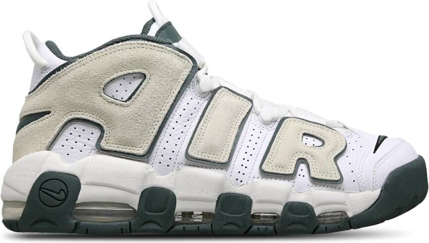 Nike Uptempo Heren Schoenen Wit Maat: 42.5 Synthetisch Leer Foot Locker - Foto 2
