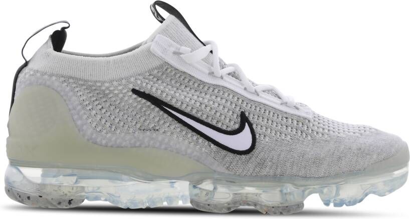 Nike Air Vapormax 2021 Fk Running Schoenen white white black metallic silver maat: 44.5 beschikbare maaten:44.5 - Foto 5