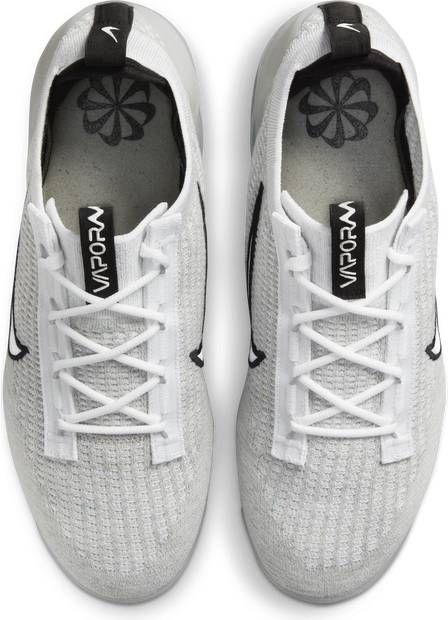 Nike Air Vapormax 2021 Fk Running Schoenen white white black metallic silver maat: 44.5 beschikbare maaten:44.5 - Foto 4