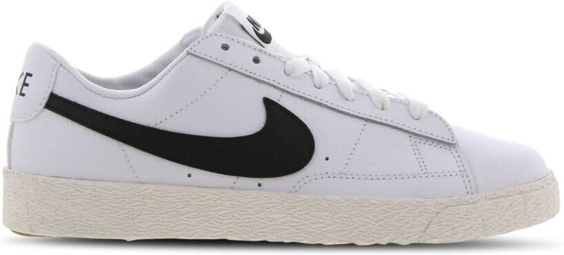 Nike Blazer Low (GS) leren sneakers wit zwart - Foto 3