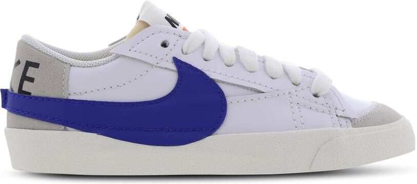 Nike Blazer Low '77 Jumbo White Old Royal Light Bone Sail Schoenmaat 44 1 2 Sneakers DQ8768 100 - Foto 3
