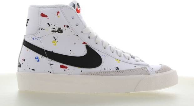Nike Blazer Mid '77 Bb(Gs ) White Black White Sail Shoes grade school DJ2618 100 - Foto 4