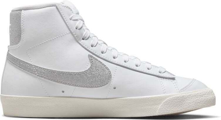 Nike Wmns Blazer Mid '77 Basketball Schoenen white metallic silver sail summit white maat: 38 beschikbare maaten:38 36.5 - Foto 3