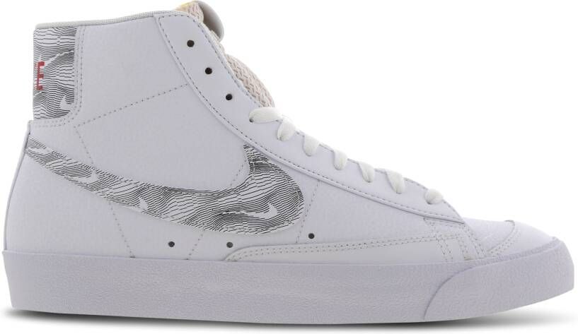 Nike Blazer Mid '77 (White University Red Sneakers Unisex Black) - Foto 2