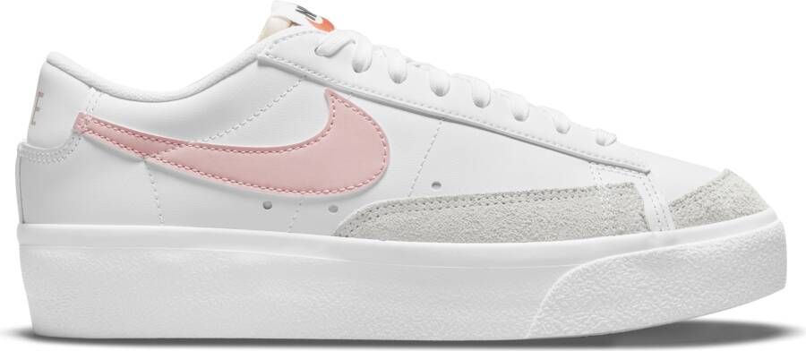 Nike Wmns Blazer Mid Basketball Schoenen white pink oxford black summit white maat: 36.5 beschikbare maaten:38.5 39 40.5 36.5 42 - Foto 16