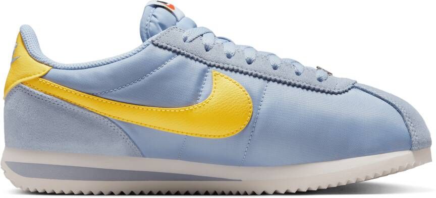 Nike Cortez Dames Schoenen Blauw Maat: 37.5 Mesh Synthetisch Foot Locker