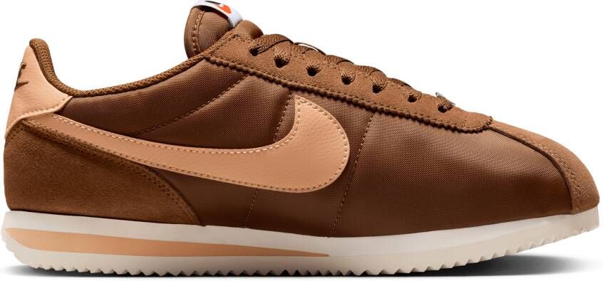 Nike Cortez Sneakers Dames Bruin Mesh Synthetisch