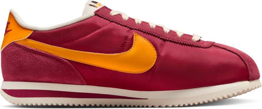 Nike Cortez Sneakers Heren Rood Mesh Synthetisch
