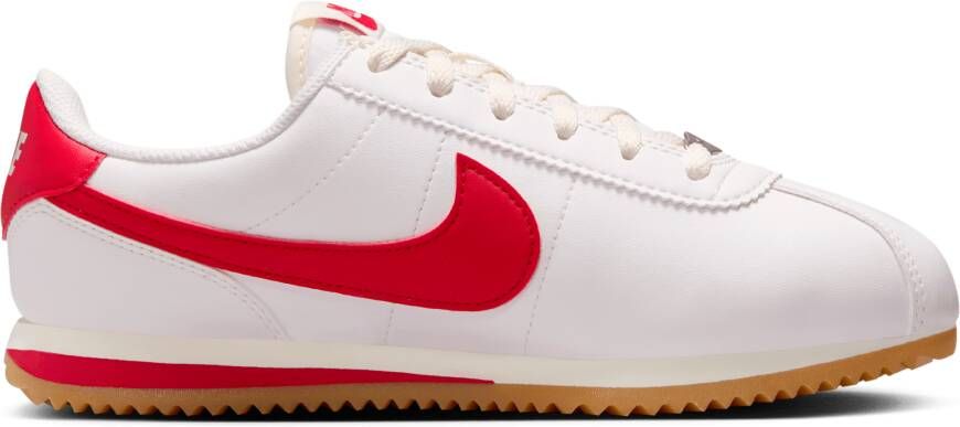 Nike Cortez Unisex Schoenen Beige Maat: 35.5 Leer Foot Locker