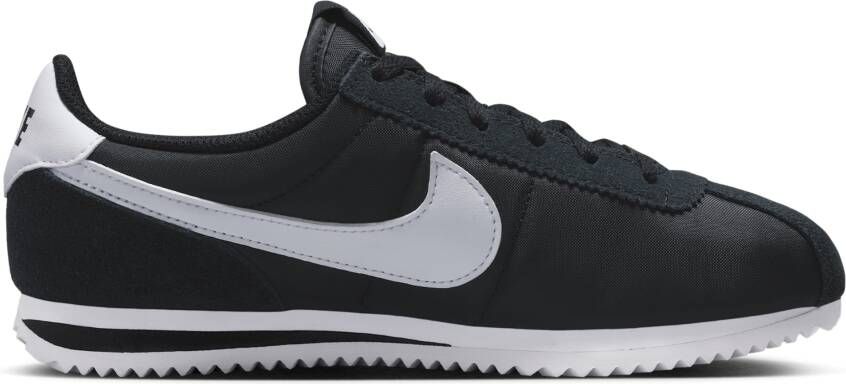Nike Cortez Sneakers Unisex Zwart Mesh Synthetisch
