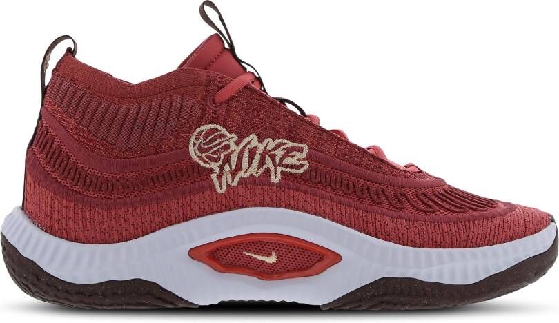 Nike Unity Sneakers Heren Rood Mesh Synthetisch - Foto 2