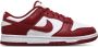 Nike Vintage-geïnspireerde Dunk Low Bordeaux Sneakers voor vrouwen Rood Dames - Thumbnail 3