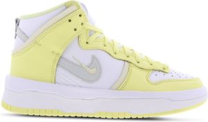 Nike Dunk High Dames Schoenen Yellow Leer