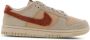 Nike Dunk Low Terry Swoosh Sneakers Beige - Thumbnail 2