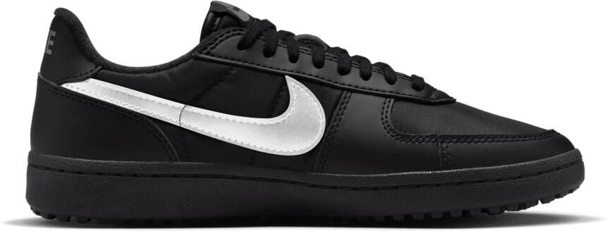 Nike Field General Sneakers Dames Zwart Mesh Synthetisch