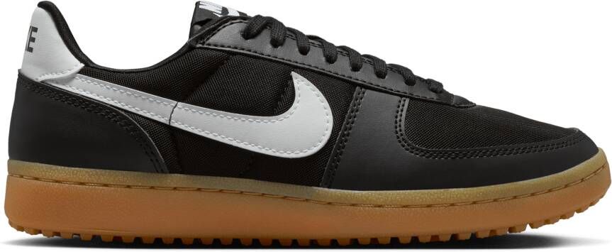 Nike Field General Sneakers Dames Zwart Leer