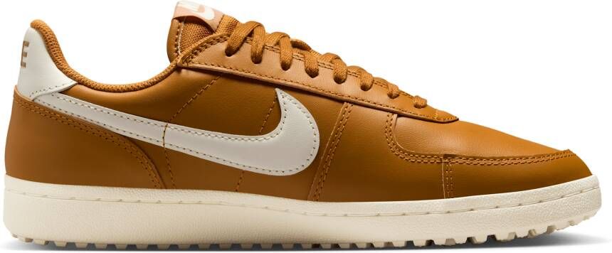 Nike Field General Leather Sneakers Heren Bruin Mesh Synthetisch