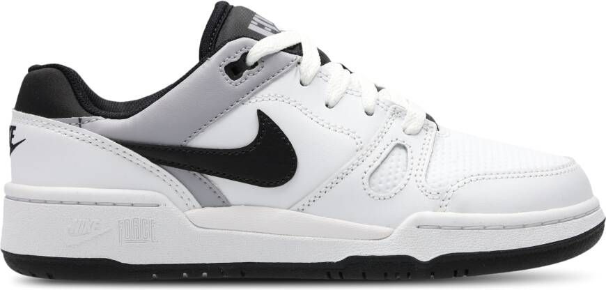 Nike Full Force Low Unisex Schoenen Wit Maat: 36 Leer Foot Locker