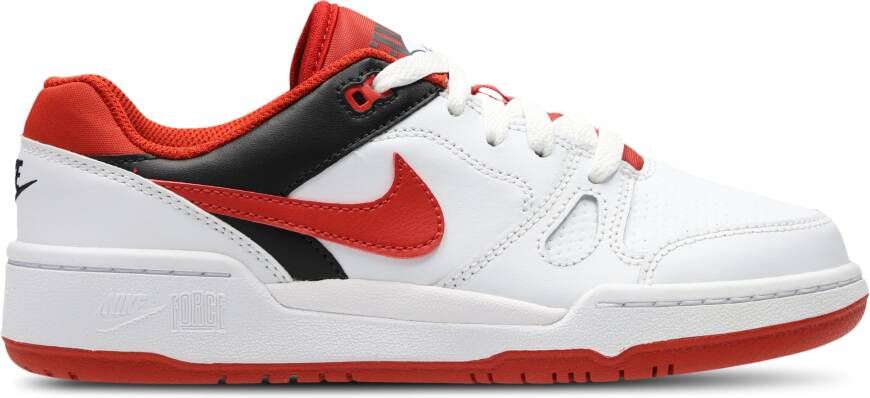 Nike Full Force Low Unisex Schoenen Wit Maat: 37.5 Leer Foot Locker - Foto 4