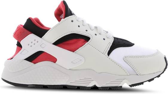Nike Air Huarache Dames Summit White University Red Black Summit White Dames  - Schoenen.nl