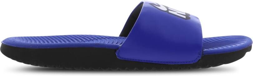 Nike Kawa Slipper kleuters kids Slippers Blauw Zwart - Foto 6