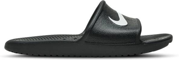 Nike Slippers en Sandalen Black Leer Maat 40.5 Foot -