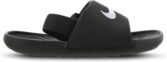 Nike Kawa Slide Baby Schoenen Black Leer Foot Locker
