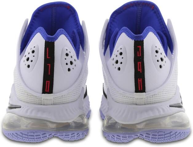 Nike Lebron 19 Low White Black Medium Blue Siren Red Schoenmaat 44 1 2 Basketball Performance Low DH1270 100 - Foto 4