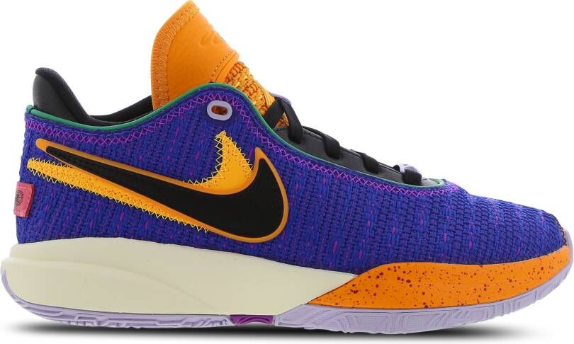 Nike Lebron 20 Summer Fun Gs Racer Blue Black-Vivid Purple Basketballshoes grade school DQ8651-401