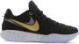 Nike Lebron 20 Fab 5 Black Metallic Gold-White-Pure Platinum - Thumbnail 2