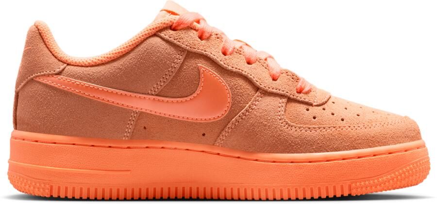 Nike Air Force Kindersneakers Oranje Mesh Synthetisch