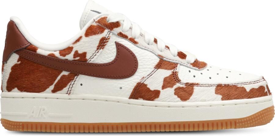 Nike Air Force Sneakers Dames Bruin Leer