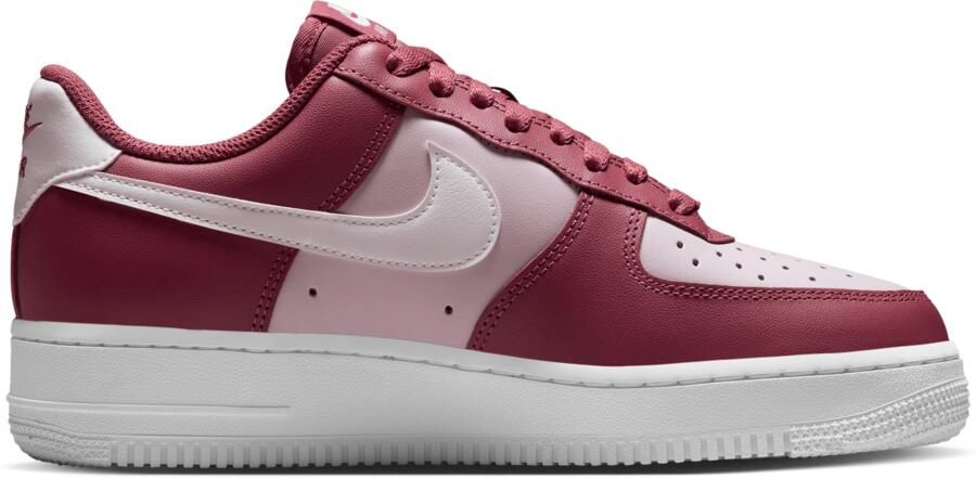 Nike Air Force Sneakers Dames Roze Mesh Synthetisch