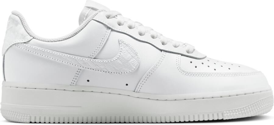 Nike Air Force Sneakers Dames Wit Mesh Synthetisch