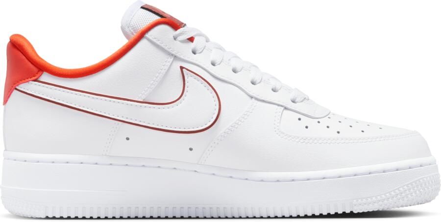 Nike Air Force Sneakers Dames Wit Mesh Synthetisch