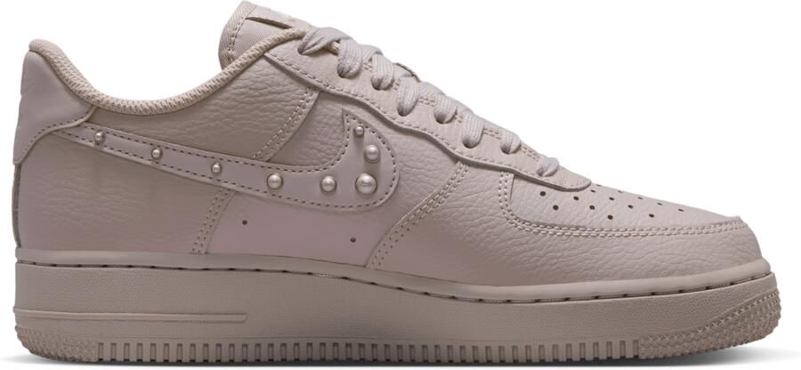 Nike Air Force Sneakers Dames Wit Mesh Synthetisch