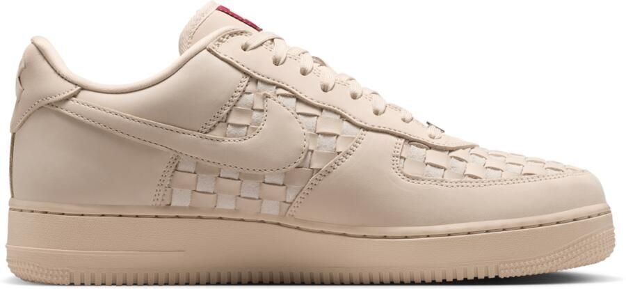 Nike Air Force Sneakers Heren Beige Leer