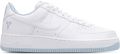 Nike Air Force Sneakers Heren Blauw Leer - Blauw