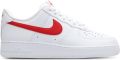 Nike Air Force Sneakers Heren Wit Leer - Wit