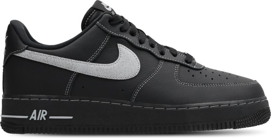 Nike Air Force Sneakers Heren Zwart Leer