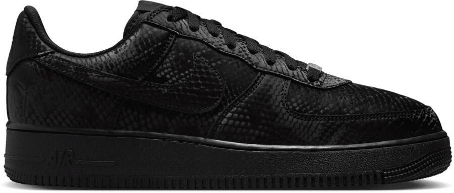 Nike Air Force Sneakers Heren Zwart Leer