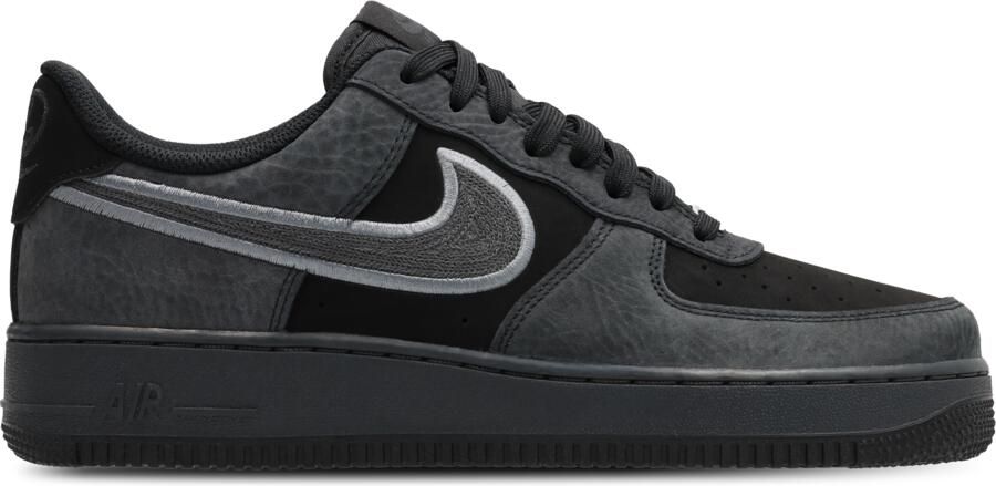 Nike Air Force Sneakers Heren Zwart Leer