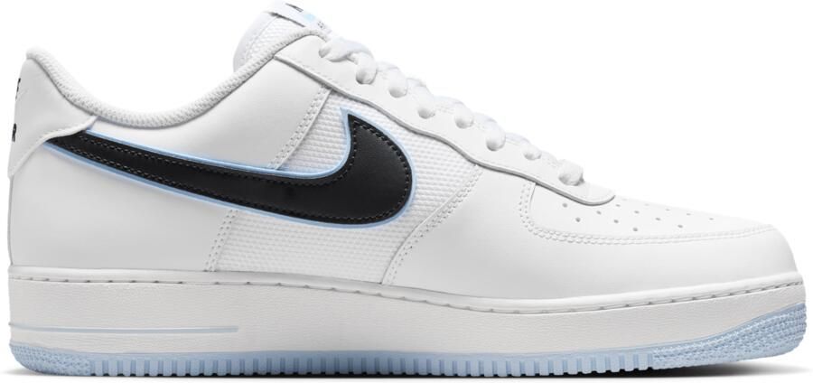 Nike Air Force Sneakers Heren Zwart Leer