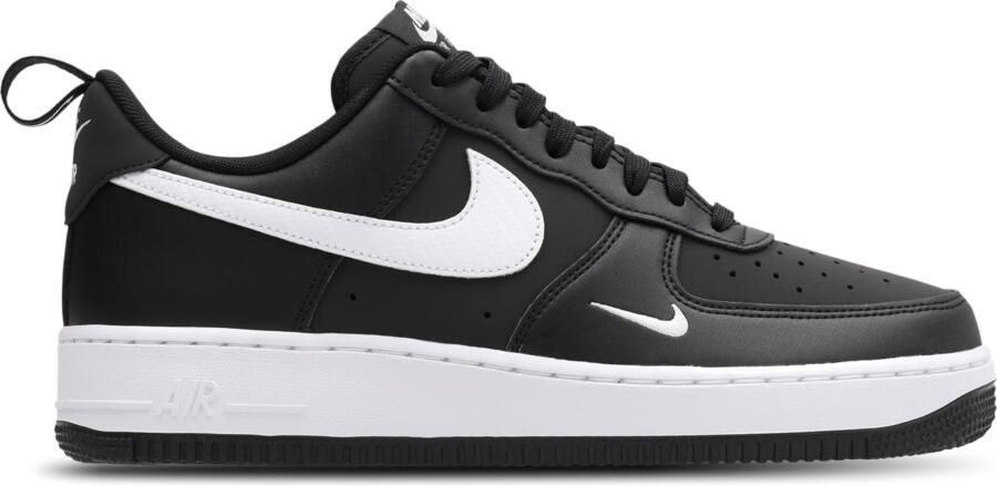 Nike Air Force Sneakers Heren Zwart Leer