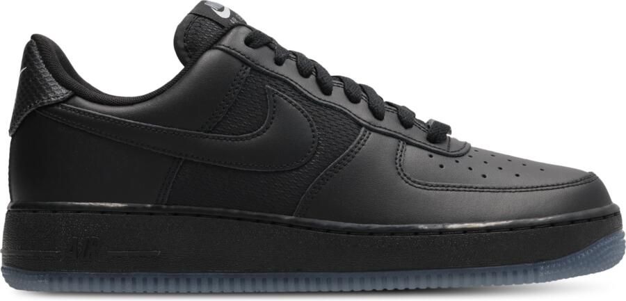Nike Air Force Sneakers Heren Zwart Leer
