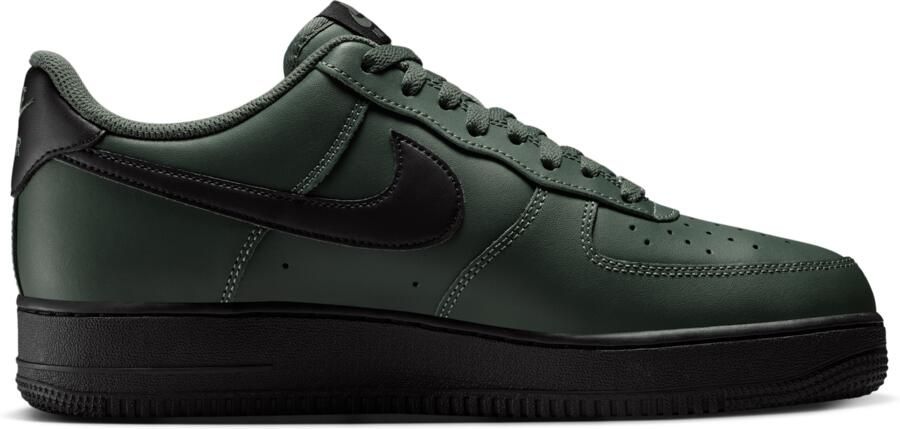 Nike Air Force Sneakers Heren Zwart Leer
