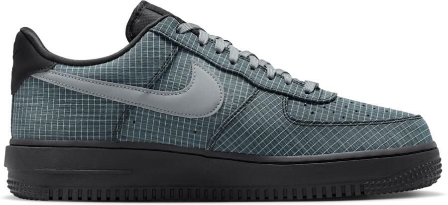 Nike Air Force Sneakers Heren Zwart Mesh Synthetisch