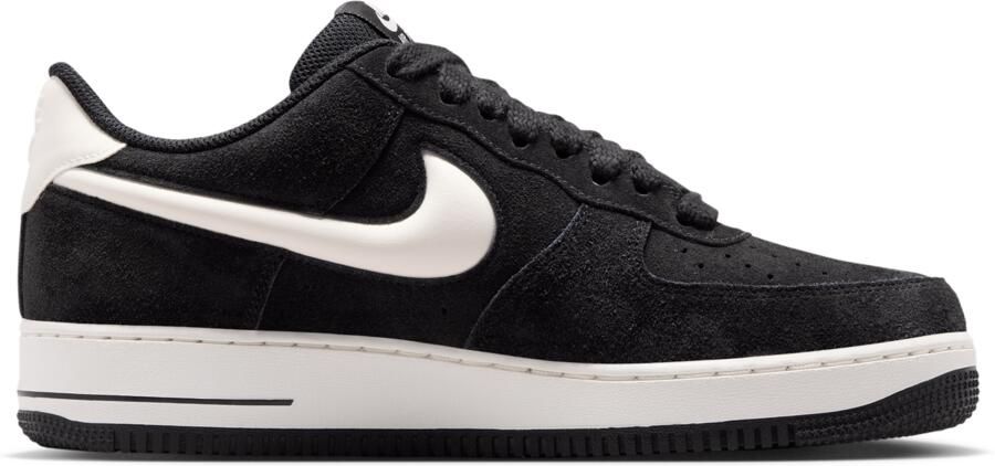 Nike Air Force Sneakers Heren Zwart Mesh Synthetisch