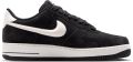 Nike Air Force Sneakers Heren Zwart Mesh Synthetisch - Zwart