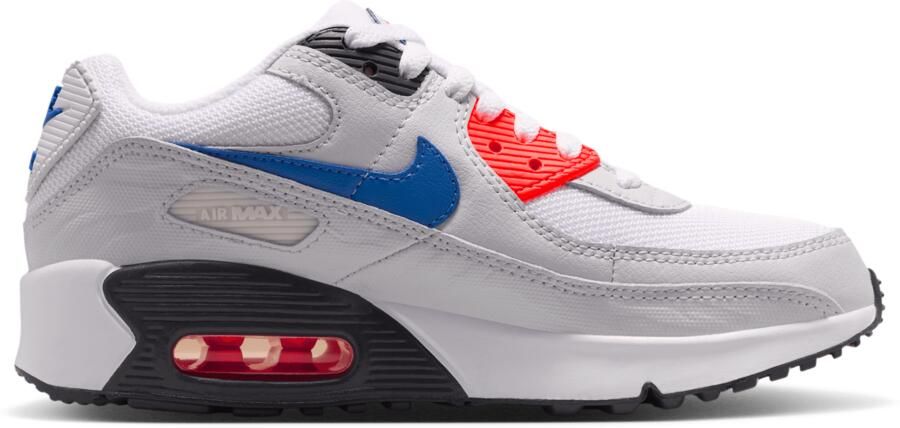 Nike Air Max 90 Kindersneakers Wit Mesh Synthetisch